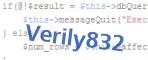 verification code