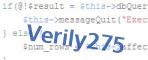verification code